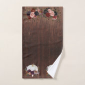 Wood sehen Autumn White Pumpkin Rustic Badhandtuch Set (Handtuch)