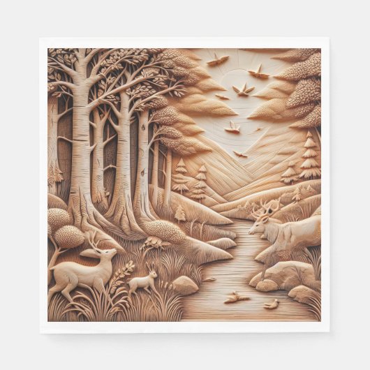 Wood Serviette (Vorderseite)