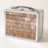 Wood Shingle Metall Lunch Box (Vorderseite)