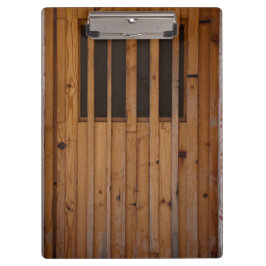 Wood Slats Beach Door Costa Brava Spanien Klemmbrett