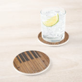 Wood Slats Beach Door Costa Brava Spanien Sandstein Untersetzer (Seite)