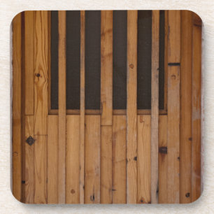 Wood Slats Beach Door Costa Brava Spanien Untersetzer