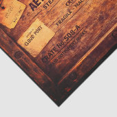 Wood Steampunk Cargo Crate FC3 Decoupage Seidenpapier (Ausschnitt)