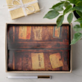 Wood Steampunk Cargo Crate FC3 Decoupage Seidenpapier (Geschenk)