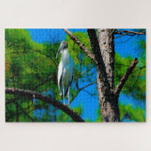 Wood Stork Florida Puzzle (Horizontal)