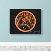 Wood Tattoo Leinwanddruck (Insitu (Holzboden))