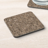 Wood Texture Cork Coaster Getränkeuntersetzer (Linke Seite)