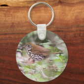 Wood Thrush Schlüsselanhänger (Vorderseite)