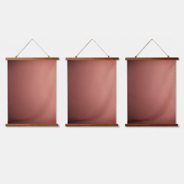 Wood Topped Wall Tapestry style and design Wandteppich Mit Holzrahmen