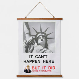 Wood Topped Wall Tapestry Wandteppich Mit Holzrahmen