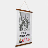 Wood Topped Wall Tapestry Wandteppich Mit Holzrahmen (Gewinkelt)