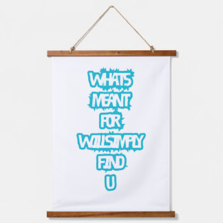 Wood Topped Wall Tapestry Wandteppich Mit Holzrahmen