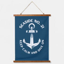 wood topped wall tapestry wandteppich mit holzrahmen