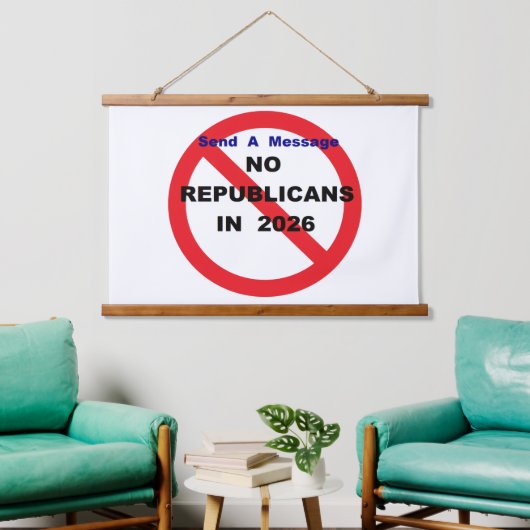 Wood Topped Wall Tapestry Wandteppich Mit Holzrahmen (Wohnzimmer)