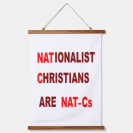 Wood Topped Wall Tapestry Wandteppich Mit Holzrahmen