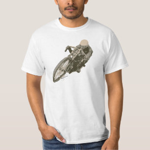 Wood Tracker Motordrome Board Rennfahrer T-Shirt