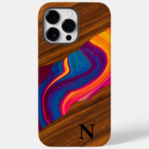 Wood Vibranly Color River Case-Mate iPhone 14 Pro Max Hülle