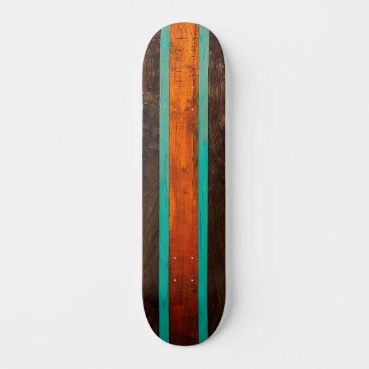 Wood vintage design skateboard (Vorderseite)