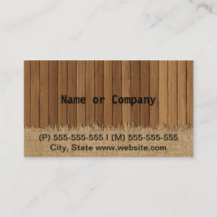 WOOD VISITENKARTE