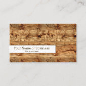 Wood Visitenkarte (Vorderseite)