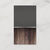 Wood Visitenkarte (Rückseite)