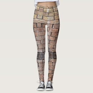 Wood Wall - Power Yoga Leggings
