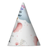 Wood White Elephant Geburtstag Erster Geburtstag Partyhütchen (Rechts)