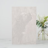 Wood Wolf Pup Art Briefpapier (Stehend Vorderseite)