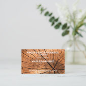 Wood Workings Visitenkarte (Stehend Vorderseite)