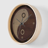 Wood Yin Yang Uhr (Winkel)