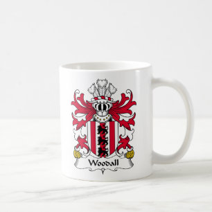 Woodall Familienwappen Kaffeetasse