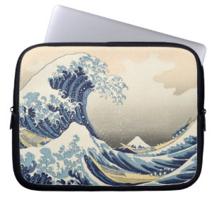 Woodblock Druck durch Katsushika Hokusai Laptopschutzhülle