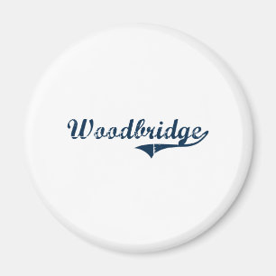 Woodbridge Connecticut klassischer Entwurf Magnet