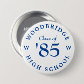 Woodbridge High School Class von '85 Button (Vorne & Hinten)