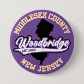 Woodbridge, New Jersey Button (Vorderseite)