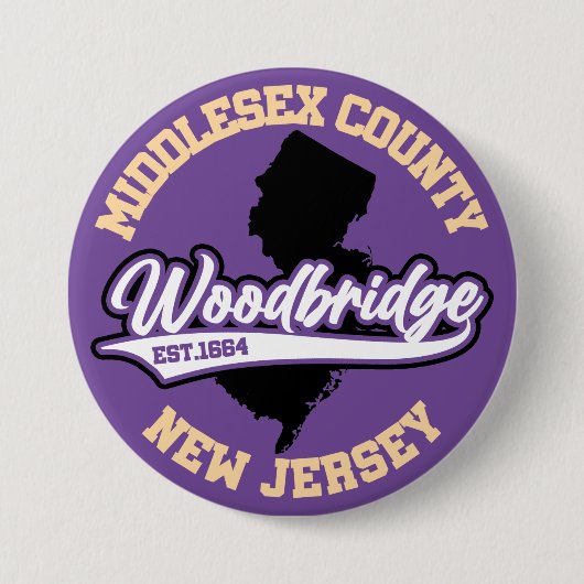 Woodbridge, New Jersey Button (Vorderseite)
