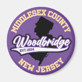 Woodbridge, New Jersey Magnet (Vorne)