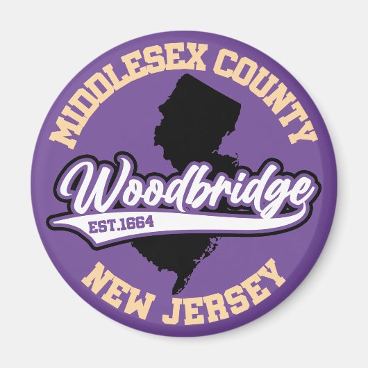Woodbridge, New Jersey Magnet (Vorne)