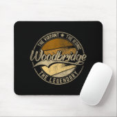 Woodbridge Nj New Jersey Vintage Distressed Mousepad (Mit Mouse)