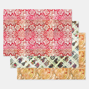 Woodbury, Christmas Alphabet und Bruxelles Geschenkpapier Set