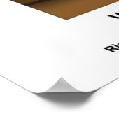 Woodchuck Physik Funny Cartoon Posters Poster (Ecke)