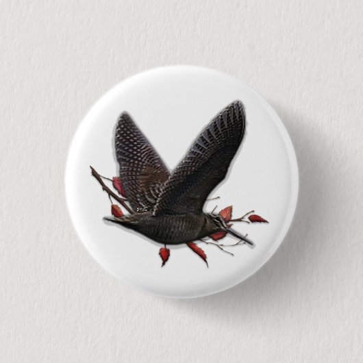 Woodcock Button (Vorderseite)
