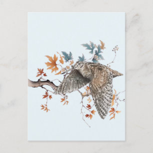 Woodcock Feiertagspostkarte