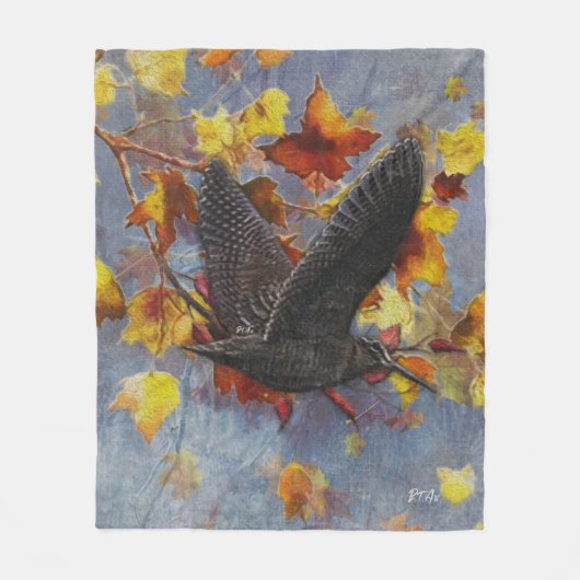 Woodcock Fleecedecke (Vorderseite)