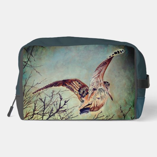 Woodcock im Flug Waschbeutel (Rückseite)