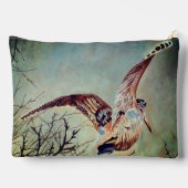 Woodcock im Flug Zubehörtasche (Rückseite)