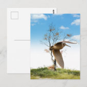 Woodcock Postkarte (Vorne/Hinten)