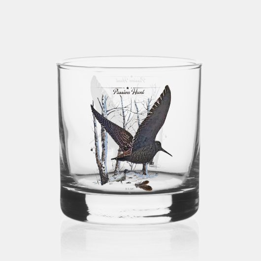 Woodcock Whiskyglas (Vorderseite)