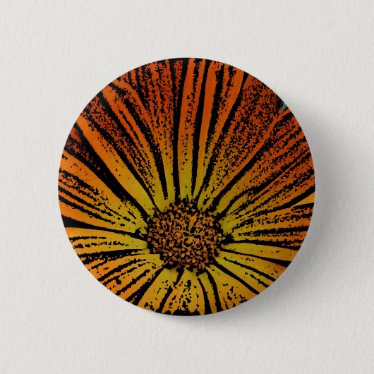 Woodcut Daisy Button (Vorderseite)