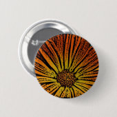 Woodcut Daisy Button (Vorne & Hinten)